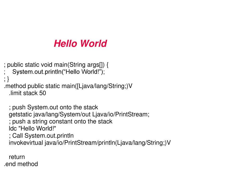 The java virtual machine jvm ppt download